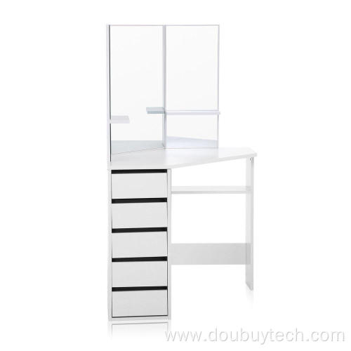 Mirrored Design Melamine Dressing Table